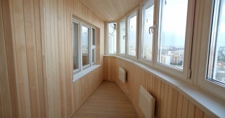 Внутренняя отделка лоджии Иваново, цена от 207 руб. м2